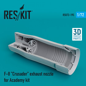 Reskit - F-8 "Crusader" exhaust nozzle for Academy kit (1/72)