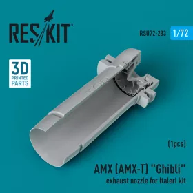  Reskit - AMX (AMX-T) Ghibli exhaust nozzle for Italeri kit (3D Printed)