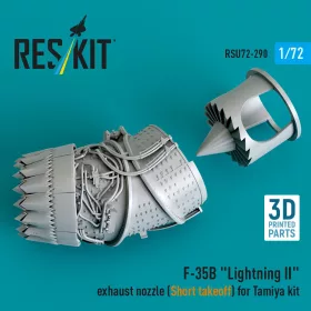   Reskit - F-35B Lightning II exhaust nozzle (Short takeoff) for Tamiya kit (3D printed)