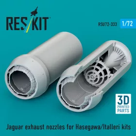   Reskit - Jaguar exhaust nozzles for Hasegawa/Italleri kits (3D Printed)