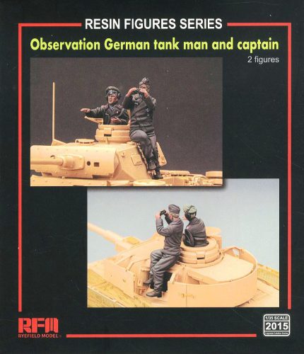 Rye Field Model - Observation German tank man and captain