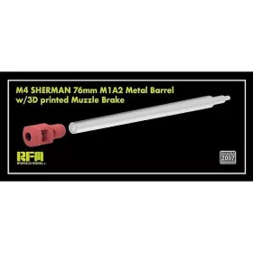   Rye Field Model - M4 SHERMAN 76mm M1A2 metalbarrel w/3D muzzle brake