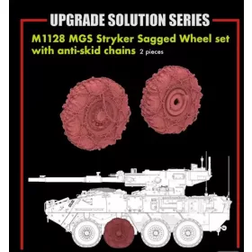   Rye Field Model - M1128 MGS Stryker Sagg.Wheel set w/anti-skid chain