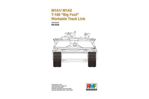 Rye Field Model - M1A1/M1A2 T-158 Big Footworkable Track Link