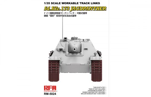 Rye Field Model - Workable Track Links For Jagdpanther