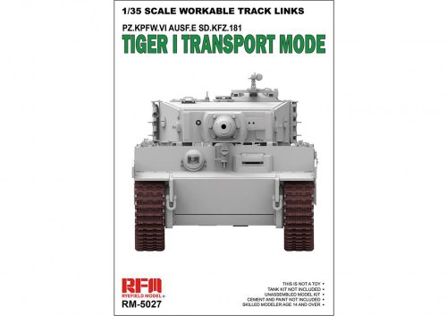 Rye Field Model - Tiger I Transport Workable Track Links Pz.Kpfw.VI Ausf.E.Sd.Kfz.181