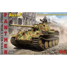   Rye Field Model - SdKfz171 Panther Ausf F with Workable Track Links harcjármű makett