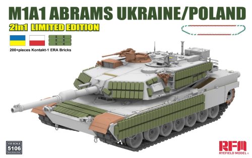 Rye Field Model - 1:35 M1A1 Abrams Ukraine/Poland 2in1 Limited Edition - Rye Field Model