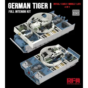   Rye Field Model - Tiger I interior kit: Initial/ Early/ Mid/ Late