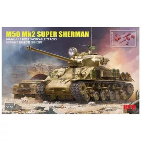   Rye Field Model - RFM M50 Mk2 Super Sherman (M4A4 Hull HVSS) Standard version tank makett