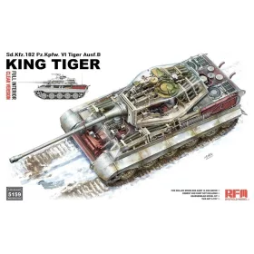   Rye Field Model - Pz.Kpfw. VI Tiger Ausf. B King Tiger Full Interior / Clear Version