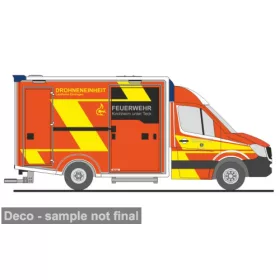   Rietze - Wietmarscher Ambulanzfahrzeug - Design RTW 2018 FW Kirchheim unter Teck Drohneneinheit