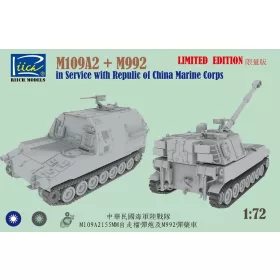   Riich Models - M109A2 + M992 Republic of China Marine Corps tank makett