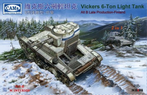 Riich Models - Finnish Vickers 6-Ton light tank Alt B Late Production (with interior) (2 in 1)