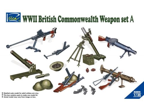 Riich Models - WWII British Commenwealth Weapon Set A