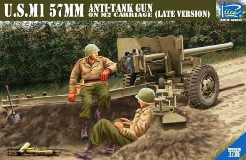 Riich Models - U.S.M1 57mm Anti-tank Gun on M2 carriage Late Version
