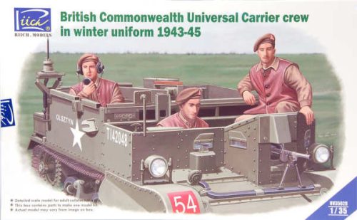 Riich Models - British Commenwealth Universal Carrier crew in winter Uniform 1943-45