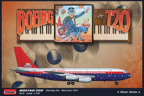 Roden - Boeing 720 Starship One Elton John Band tour 1974
