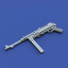 Royal Model - MP40 - 1 pcs.  closed stock   3D printed