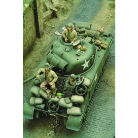 Royal Model - U.S. Sherman crew - WWII