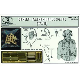 Royal Model - German tanker with head phones - WWII