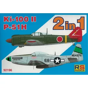   RS Models - Plastikov  model letadla 1/72 P-51H + Ki-100 II double kit 2 decal v. for USA  Japan