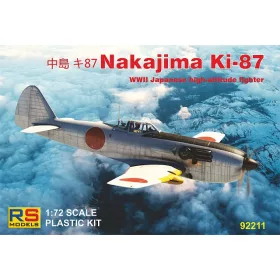   RS Models - Plastikov  model letadla 1/72 Nakajima Ki-87-I 4 decal v. for Japan