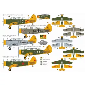   RS Models - Plastikov  model letadla 1/72 NAA-57  Luftwaffe  5 decal v. for Luftwaffe