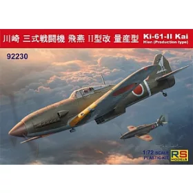   RS Models - Plastikov  model letadla 1/72 Ki-61 II Kai with bubble canopy 3 decal v. for Japan