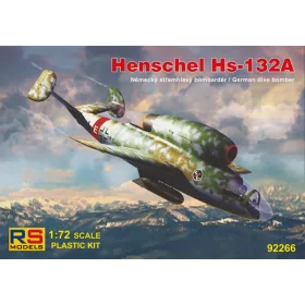 RS Models - Plastikov  model letadla 1/72 Henschel Hs-132A