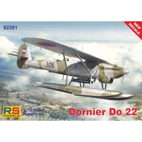   RS Models - 1/72 Dornier 22 - 4 decal v. for Yugoslavia  Greece
