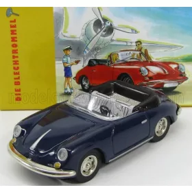   Schuco - PORSCHE 356 CARRERA 2 SPIDER OPEN 1962 - CARICA A MOLLA BLUE