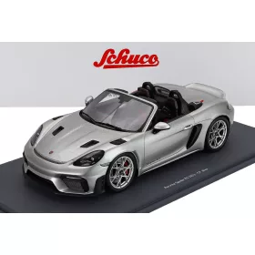   Schuco - PORSCHE 718 (982) SPIDER RS CABRIOLET OPEN 2023 SILVER
