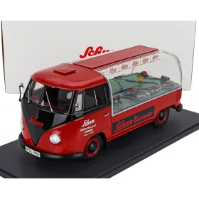 Schuco - VOLKSWAGEN T1 SCHUCO VARIANTO 1962 RED BLACK