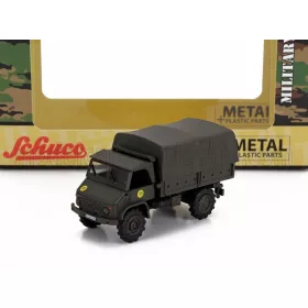   Schuco - MERCEDES BENZ UNIMOG S404 TRUCK GERMAN ARMY 1953 MILITARY GREEN