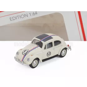   Schuco - VOLKSWAGEN KAFER BEETLE N 53 HERBIE 1968 - WALT DISNEY IVORY
