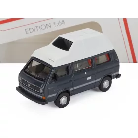 Schuco - VOLKSWAGEN T3 MINIBUS CAMPER 1983 GREY WHITE