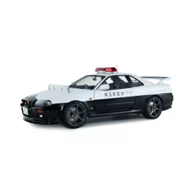   Solido - Nissan Skyline GT-R (BNR34) Japanese Police White 1999 -