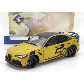 Solido - ALFA ROMEO GIULIA GTA NAGEMAAKT 2022 YELLOW BLACK