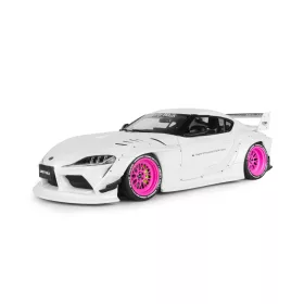   Solido - Toyota GR Supra Liberty Walk Body Kit White Pink 2025