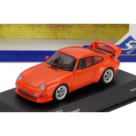 Solido - PORSCHE 911 993 RS CLUBSPORT COUPE 1995 ORANGE