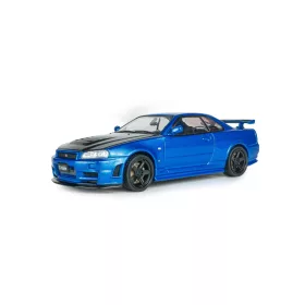   Solido - Nissan Skyline GT-R (BNR34) with NISMO Parts Bayside Blue 2005 -