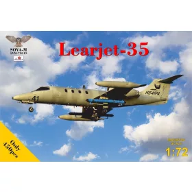 Sova-M - 1/72 Learjet 35 (Phoenix Air) repülő makett