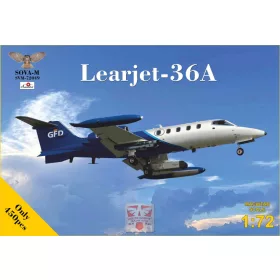 Sova-M - 1/72 Learjet36A with exp.radar pod repülő makett