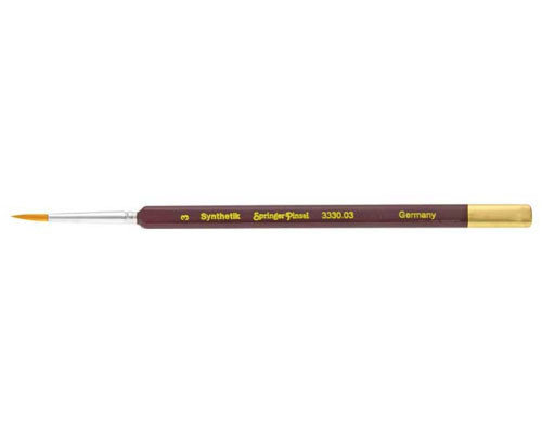Springer pinsel - 3330 Triangular Painting Brush, Toray, Synthetic-hair, Size : 10/0