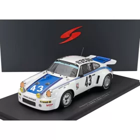   Spark - PORSCHE 911 CARRERA RSR TEAM ECURIE ESCARGOT N 43 WINNER 24h DAYTONA 1977 HURLEY HAYWOOD - JOHN GRAVES - DAVE HELMICK WHITE BLUE
