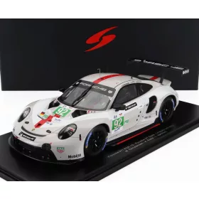   Spark - PORSCHE 911 991-2 RSR-19 4.2L TEAM PORSCHE GT N 92 24h LE MANS 2022 MICHAEL CHRISTENSEN - KEVIN ESTRE - LAURENS VANTHOOR WHITE GREY RED