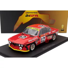   Spark - BMW 3.0 CSL TEAM LUIGI RACING N 12 WINNER 24h SPA 1974 ALAIN PELTIER - PIERRE DIEUDONNE - JEAN XHENCEVAL RED