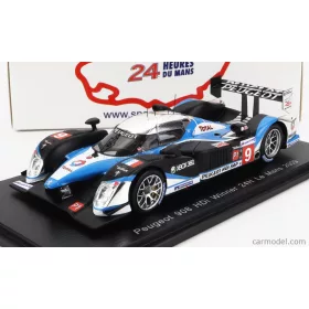   Spark-Model - Peugeot 908 Hdi Fap 5.5L Turbo V12 Team Peugeot Sport Total N 9 Winner 24H Le Mans 2009 D.Brabham - M.Gene - A.Wurz Black Blue Silver