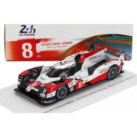   Spark - TOYOTA TS050 2.4L HYBRID TURBO V6 TEAM TOYOTA GAZOO RACING N 8 WINNER 24h LE MANS 2020 S.BUEMI - B.HARTLEY - K.NAKAJIMA RED WHITE
